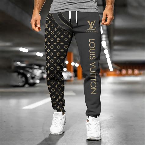 louis vuitton mens sweatpants|louis vuitton monogram pants.